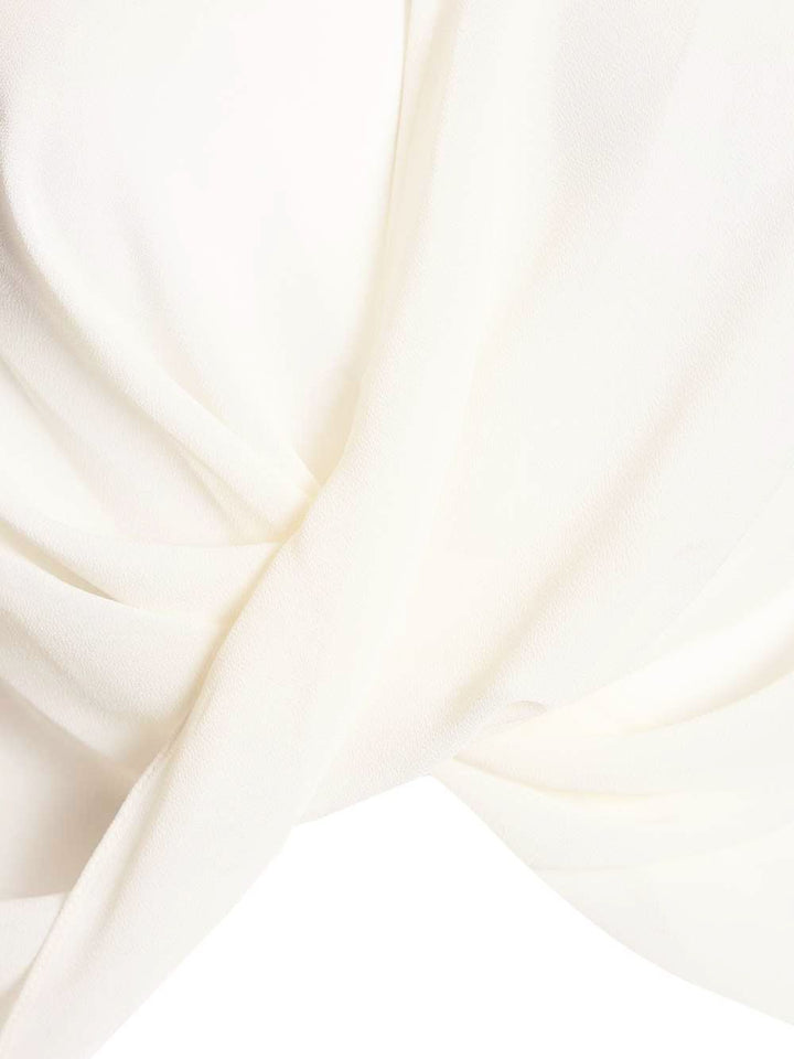 Mm6 Maison Margiela Long-Sleeved Top Tops - White | ef8c8bbee3022e336cae410e19ef79047aead597