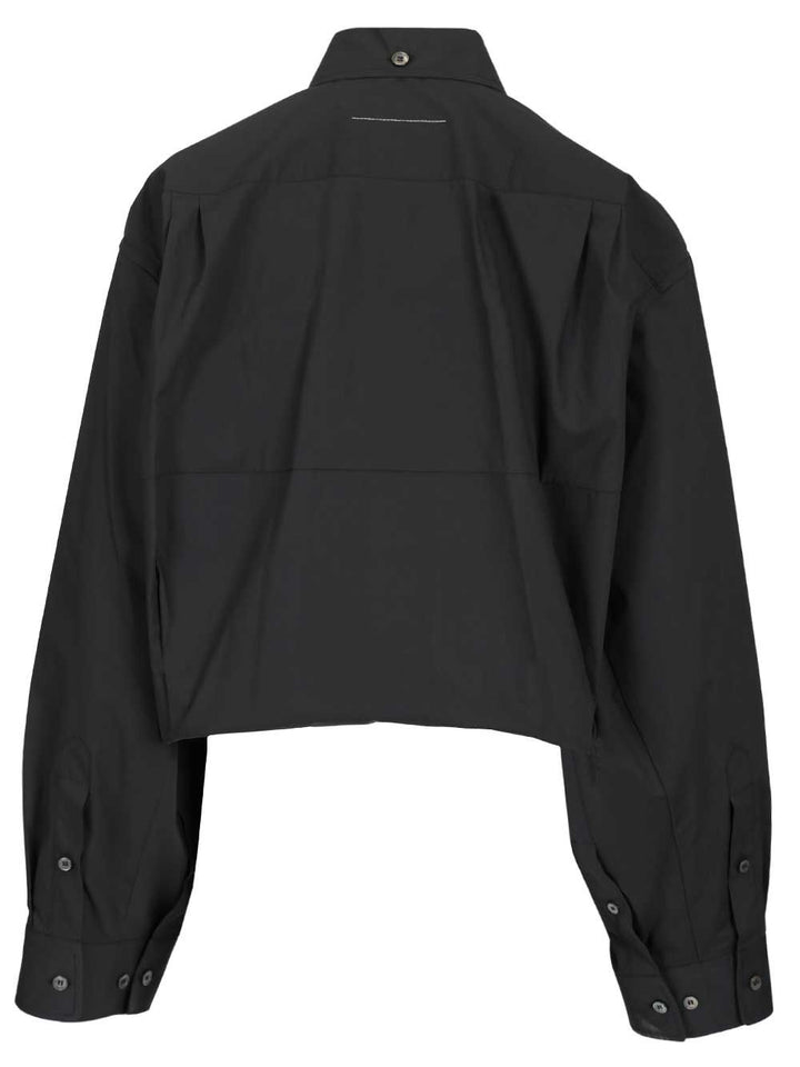 Mm6 Maison Margiela Long-Sleeved Shirt Shirts - Grey | ad0b7b5d98ded262d56048875770d98af7bc779e
