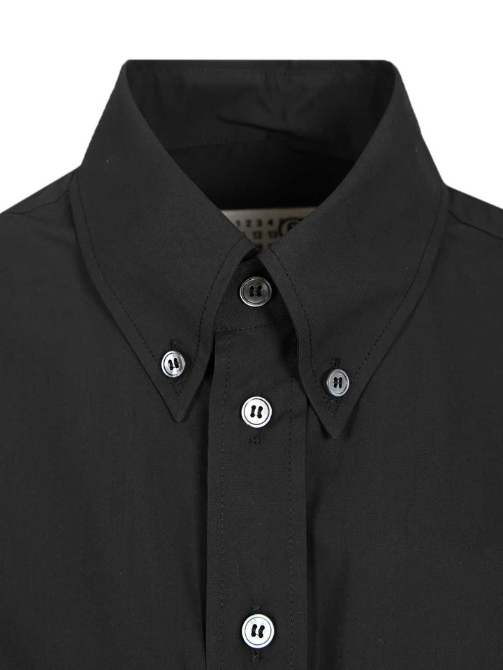 Mm6 Maison Margiela Long-Sleeved Shirt Shirts - Grey | 18ae272c6524536bf698a626cf1b8ca39a087355