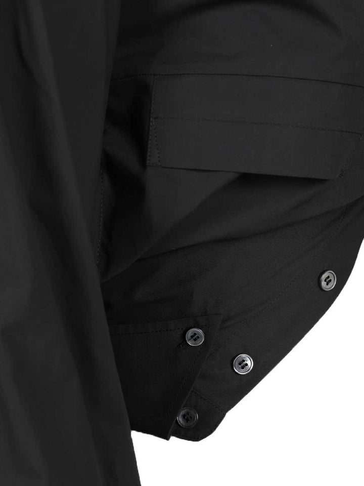 Mm6 Maison Margiela Long-Sleeved Shirt Shirts - Grey | 62d1b36c4c7256df9c41a102b666ef9b5acdd0c6