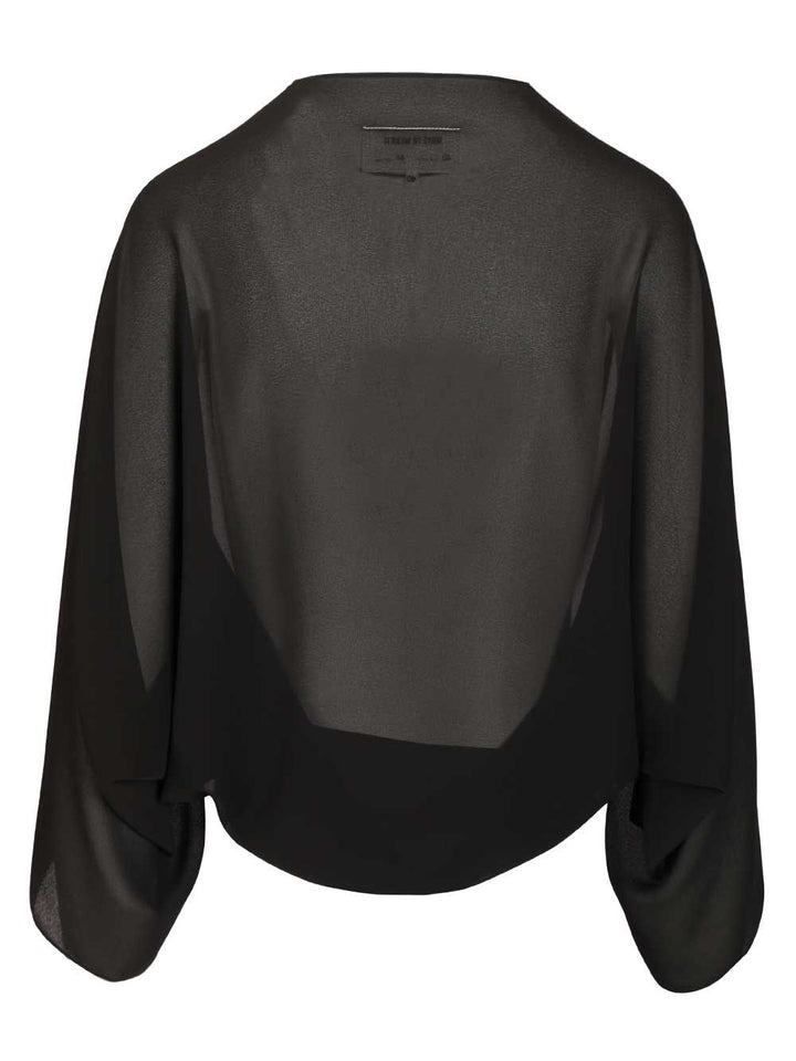 Mm6 Maison Margiela Long-Sleeved Top Tops - Black | b54a95a00f03ece14ac11fde29ee511e6a5993b2