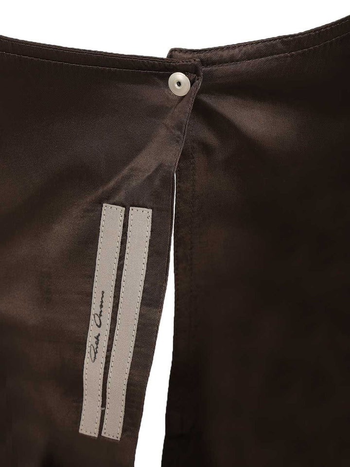 Rick Owens Long-Sleeved Jumpsuit Jewelry - Brown | 4b1ce51989c6776ea06ccc4b19ec13d87c448d27