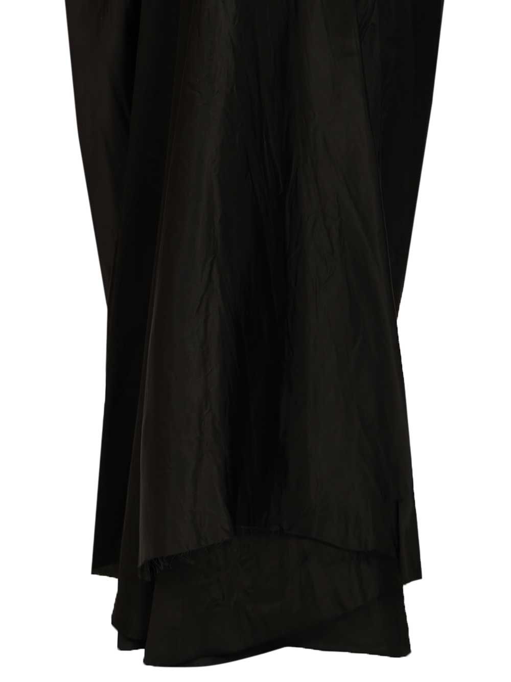 Rick Owens Combo Long Satin Dress Dresses - Black | a0e7c2d8e0ce0794aef481a97733459f246bdfb6