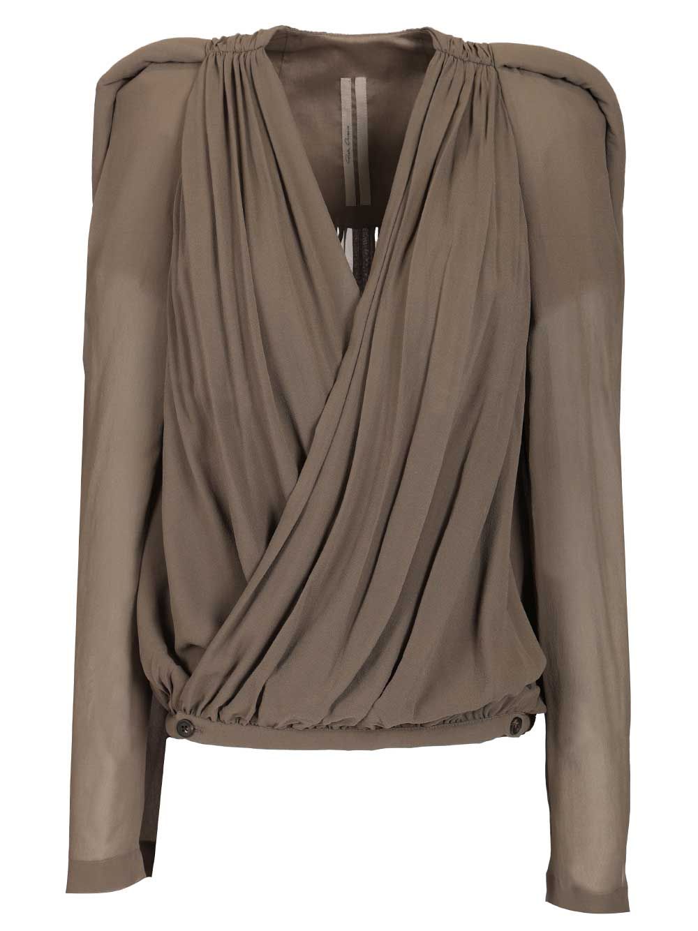 Rick Owens Maria Casual Jacket Jackets - Grey | 1f6a405ab217af46308980ae4b64ca6dfa9d3518