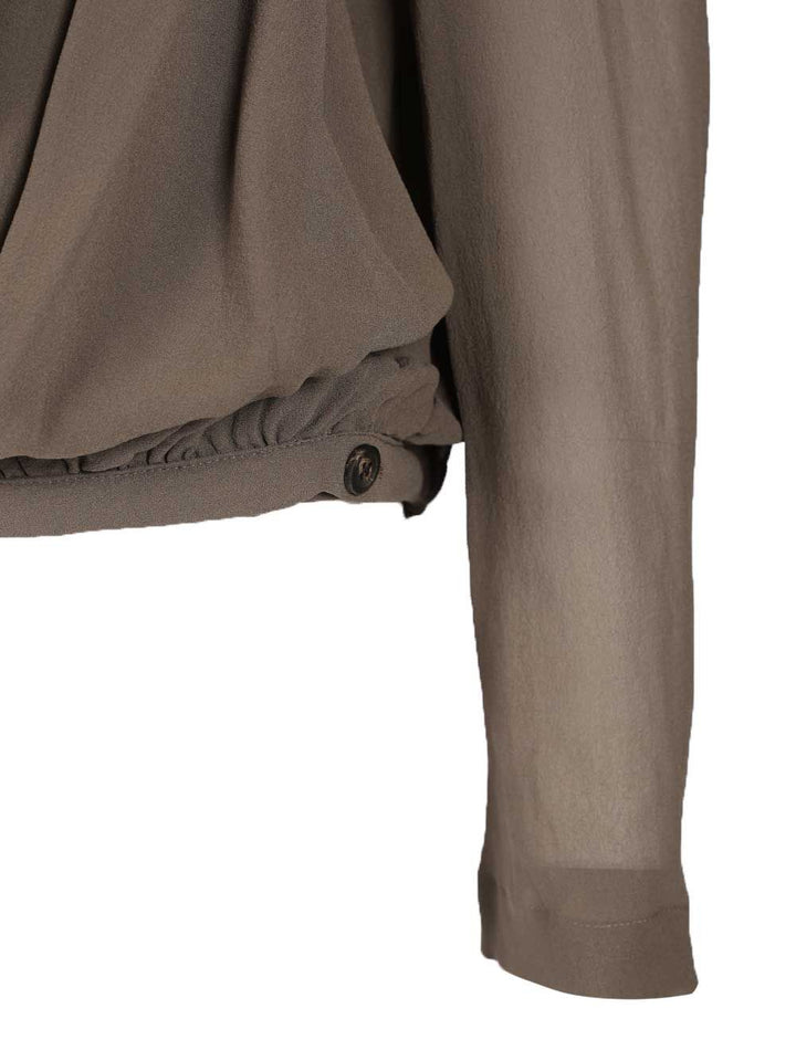 Rick Owens Maria Casual Jacket Jackets - Grey | 3699f3376aae7fdaa974b4a974c5685ec4ac2842