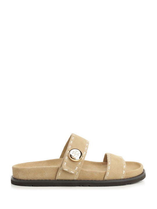 Romy Slider Sports Sandal Sandals Beige
