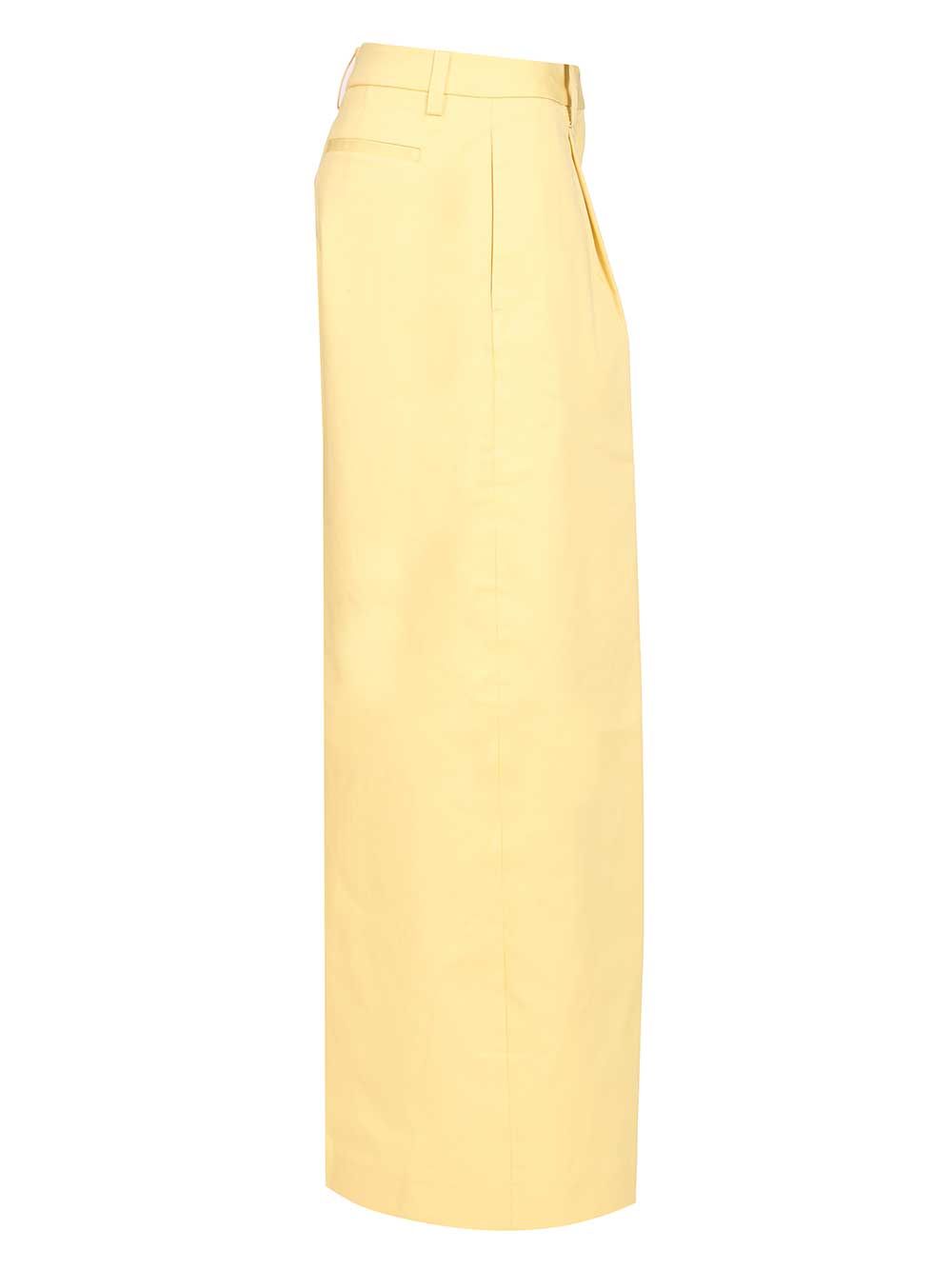 Thelatest Deva Trousers - Yellow | cea7e9153df4abdfd18ba449048d598a9332d236