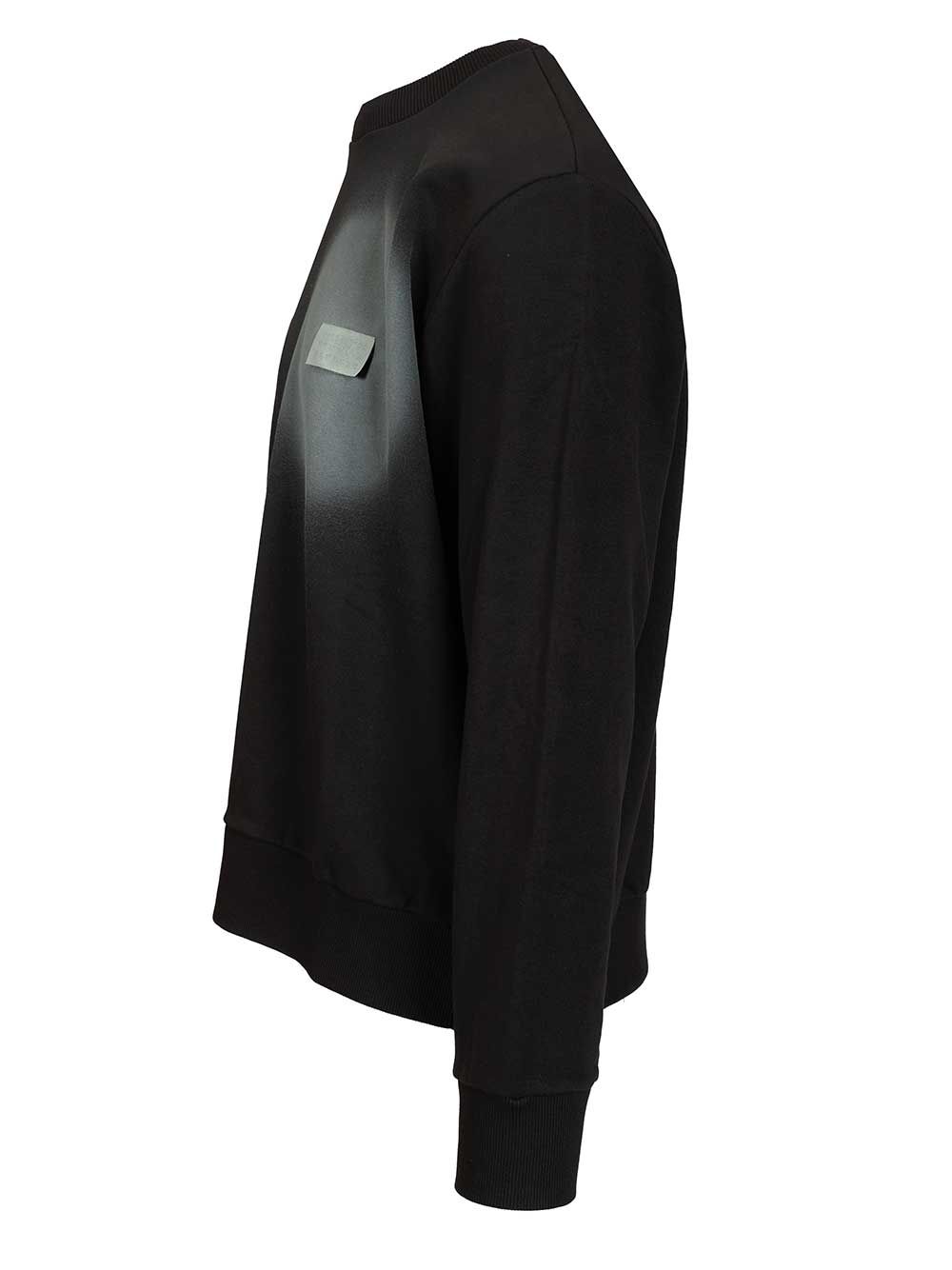 Mm6 Maison Margiela Spray Print Sweatshirt Sweatshirts - Black | 1b7d704f7fa5e92a8998a821a1f1ca1f30bdd90a