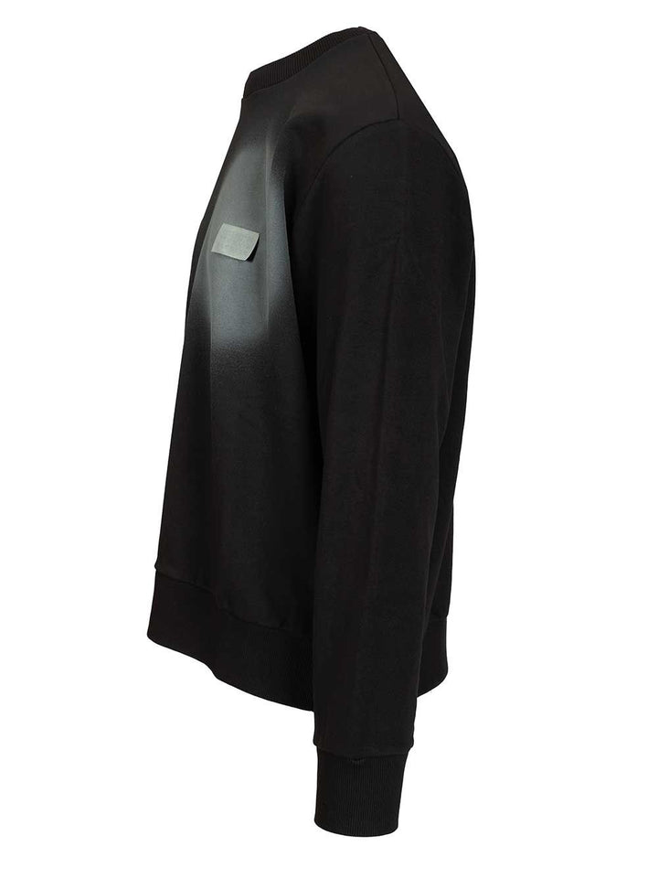 Mm6 Maison Margiela Spray Print Sweatshirt Sweatshirts - Black | 1b7d704f7fa5e92a8998a821a1f1ca1f30bdd90a