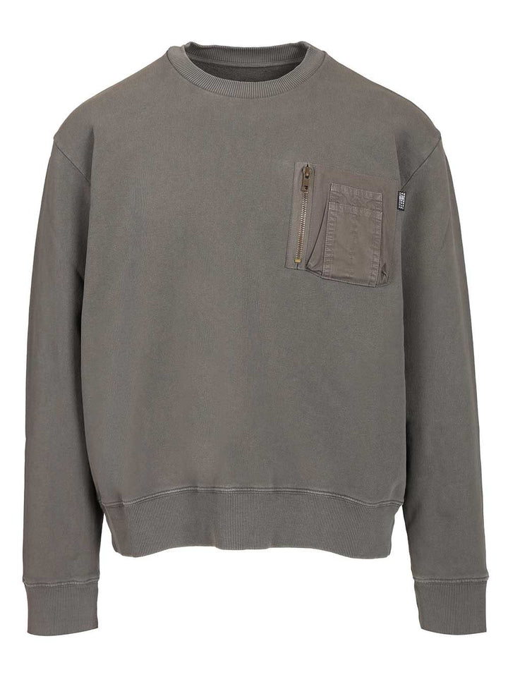 Mm6 Maison Margiela Cotton Sweatshirt Sweatshirts - Grey | ef27dd854ad646a1dfbd6faf9e756fb194701c0f