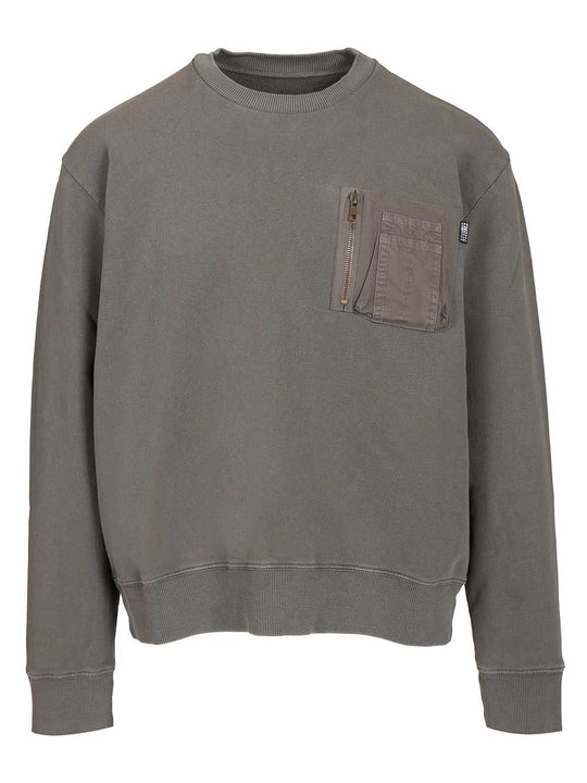Cotton Sweatshirt Sweatshirts Grey