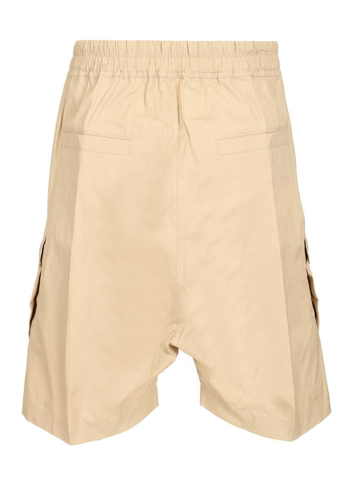 Rick Owens Cargobela Shorts Trousers - Beige | 9aacbd7aee6e2e1f70a89278871883180dc5640c