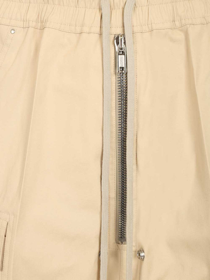 Rick Owens Cargobela Shorts Trousers - Beige | 8703cef1b10be0b024bab2cbddc407fa4974e0a6