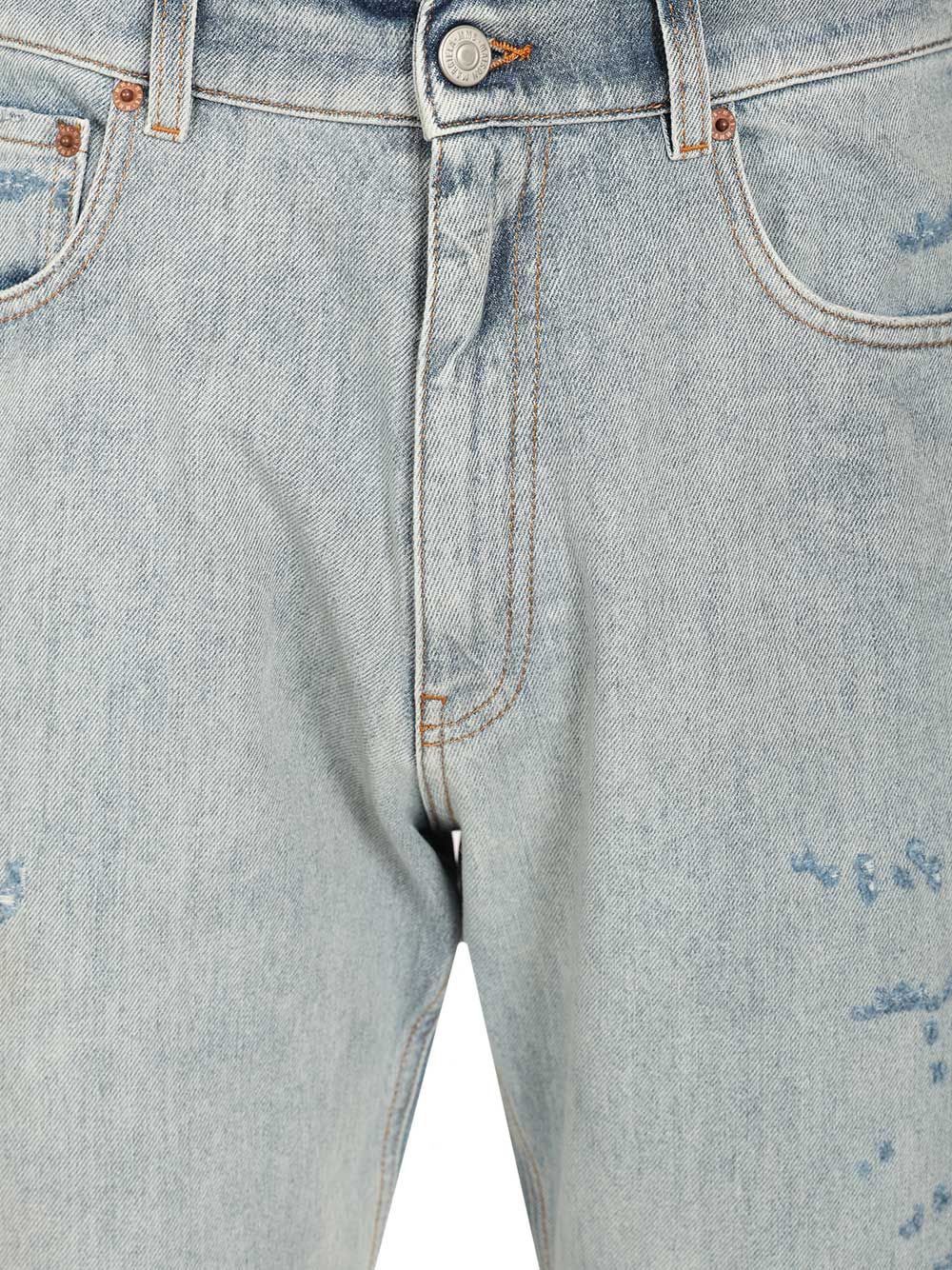 Mm6 Maison Margiela Regular Fit Jean Jeans - Light blue | eef6ccdf26f2290ac692e10231698722c385e95c