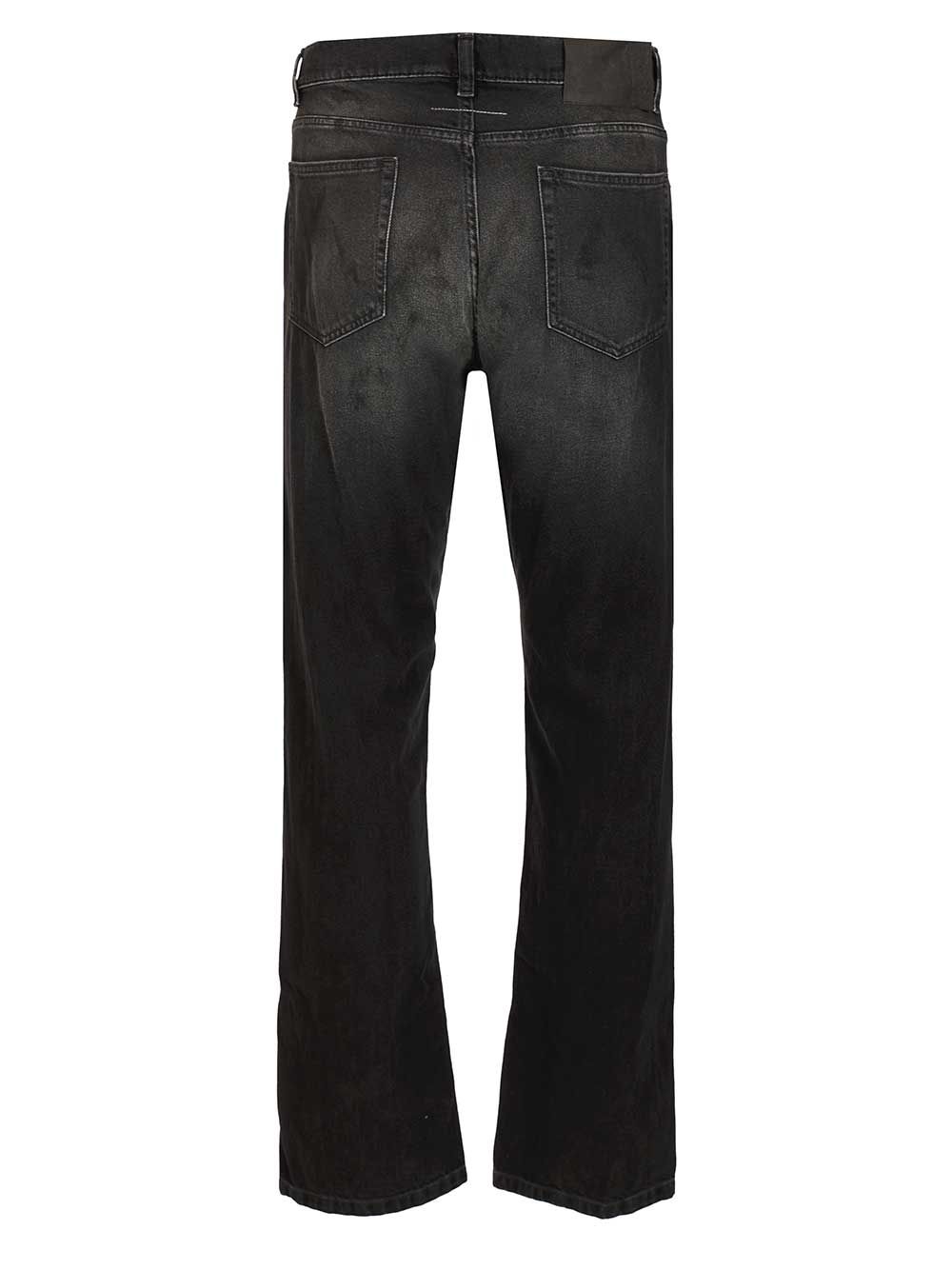 Mm6 Maison Margiela Straight-Leg Jeans - Black | 920c0906104583ce8fef6ef9d19bbfd1f0f472e6