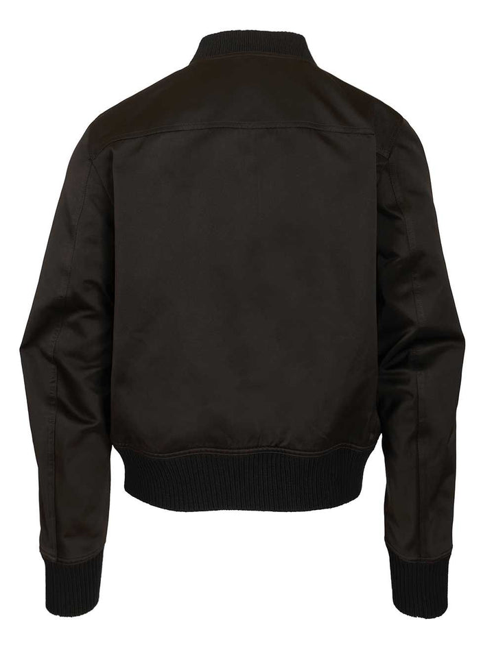 Rick Owens Heizer Flight Nylon Jacket Jackets - Black | 53afcd4ff21258eb3c5e3afb70edced83261c0ac
