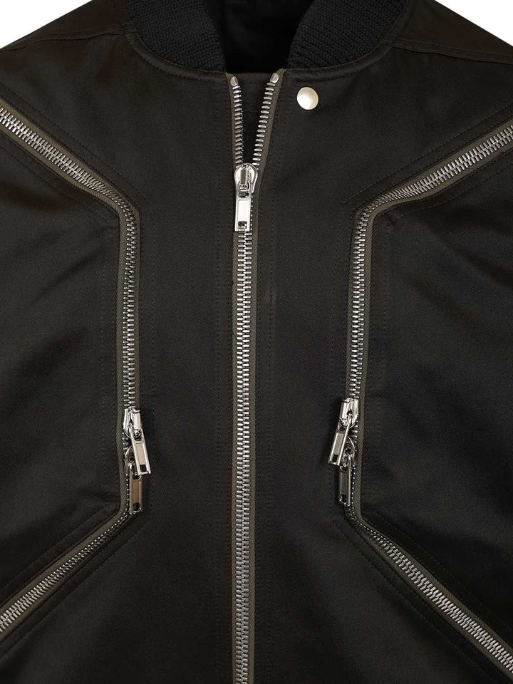 Rick Owens Heizer Flight Nylon Jacket Jackets - Black | c7f35438d42dab27031e3fd019df34d7e83289f2