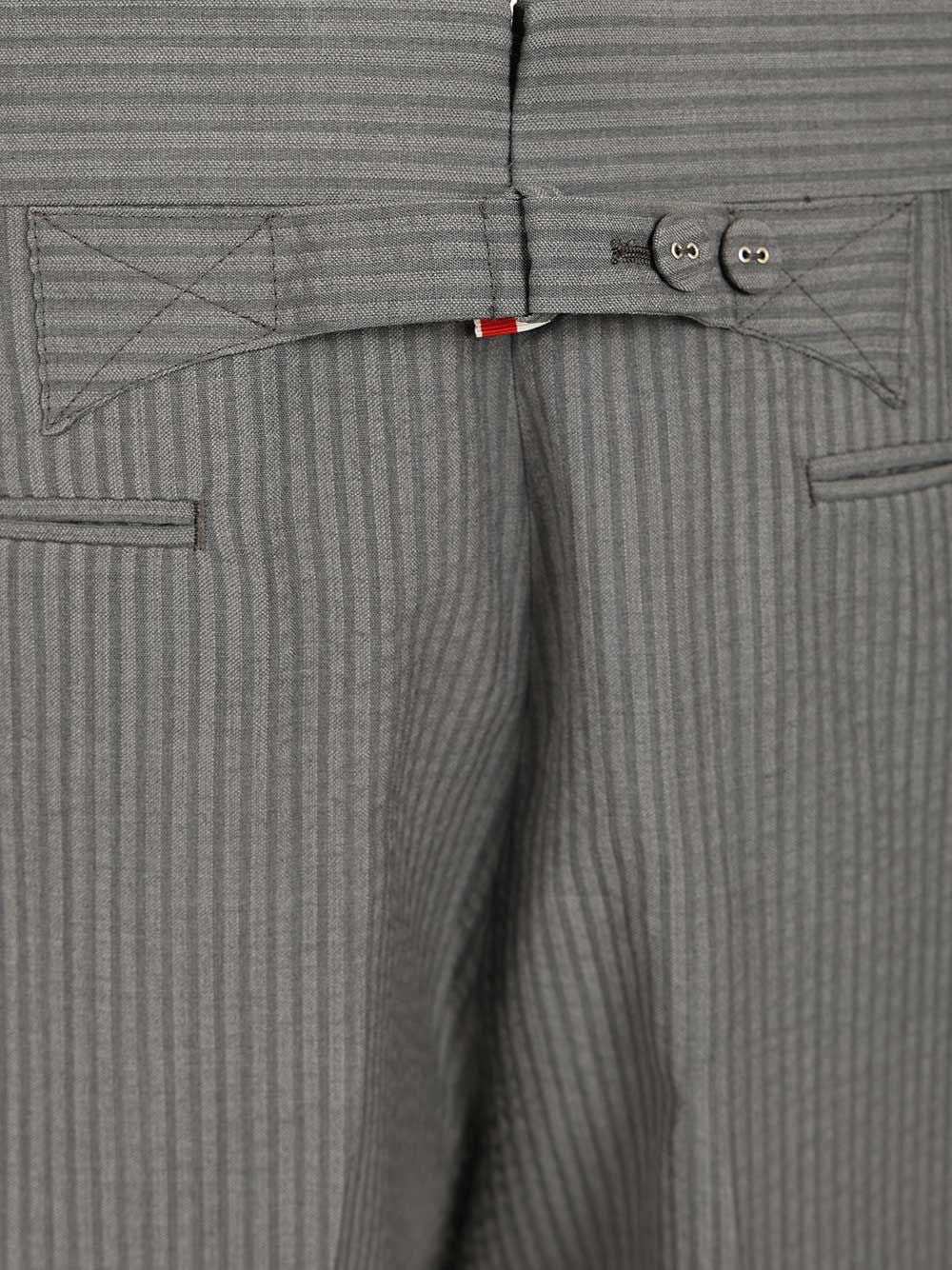 Thom Browne Seersucker Shorts Trousers - Grey | 1d433bca6a61e85bbec03867de7e0d351f723c2c
