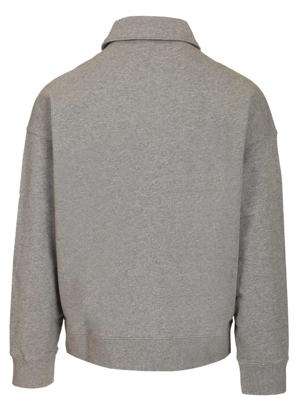Maison KitsunÉ Oversized Polo Sweatshirt Polo shirt - Grey | 493df9d48ec9741164d9353e1e3e379b77ff9a3f