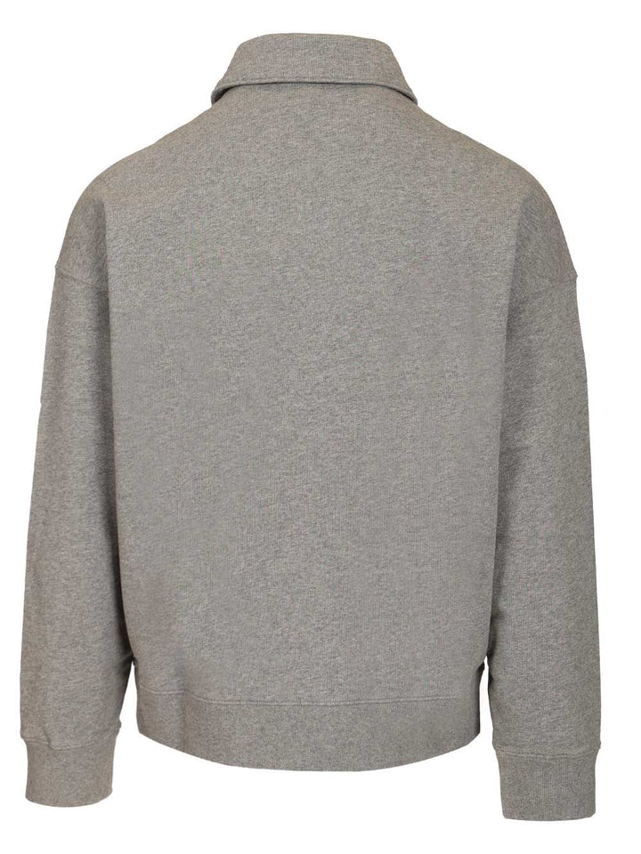 Maison KitsunÉ Oversized Polo Sweatshirt Polo shirt - Grey | 493df9d48ec9741164d9353e1e3e379b77ff9a3f