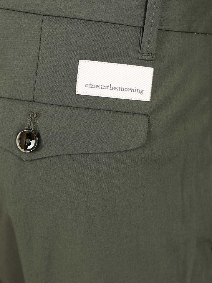 Nine In The Morning Straight Trousers - Green | 199250ef786410028abfbef8241674b7e9816967