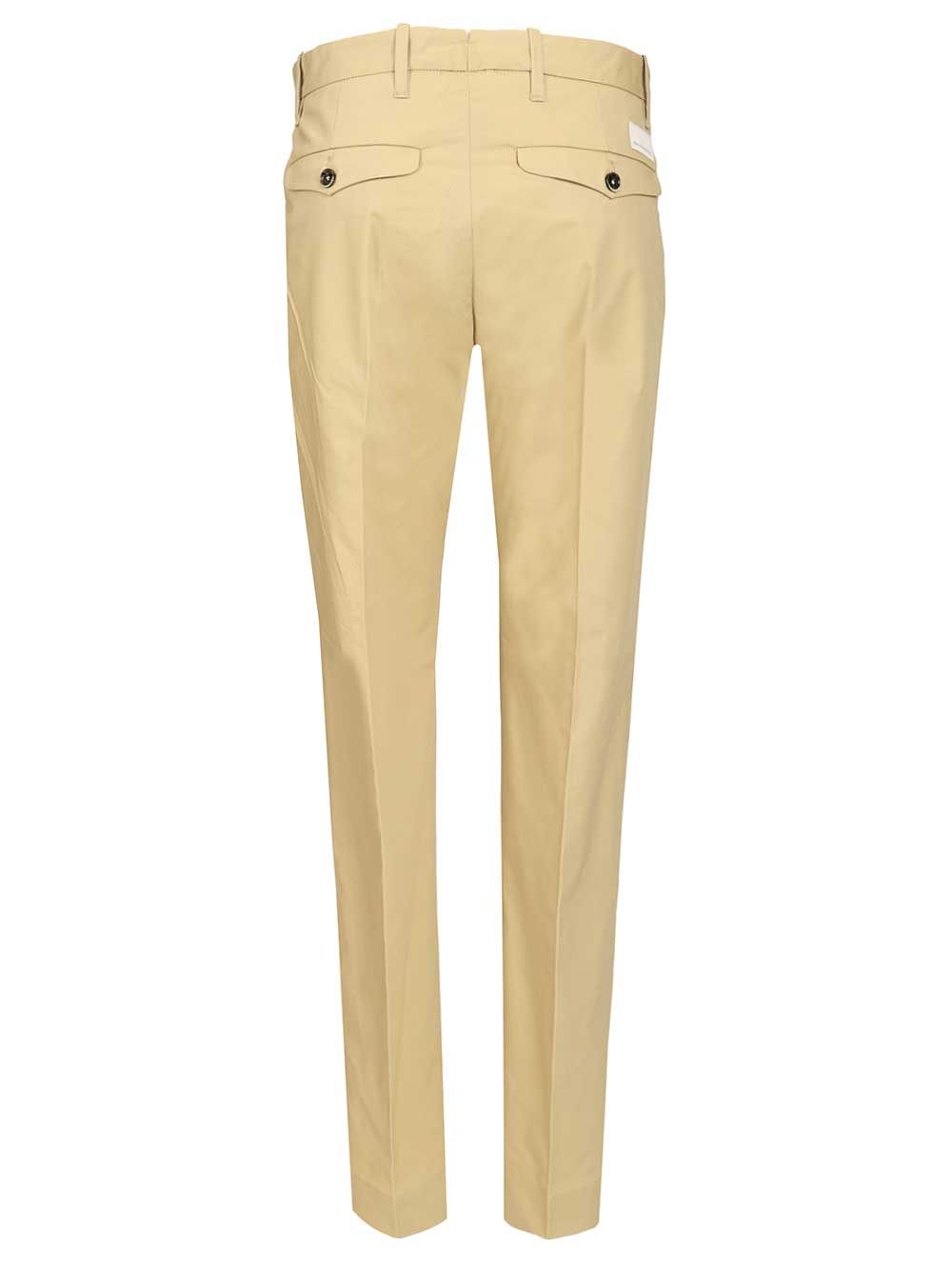 Nine In The Morning Straight Trousers - Beige | 277d709485303a505604a0a5c9db30e712acd976