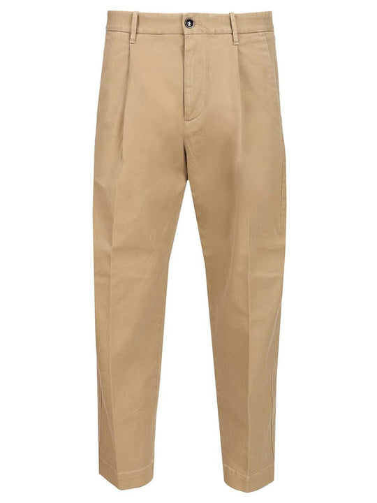 Chino Enginerd Cotone Trousers Beige