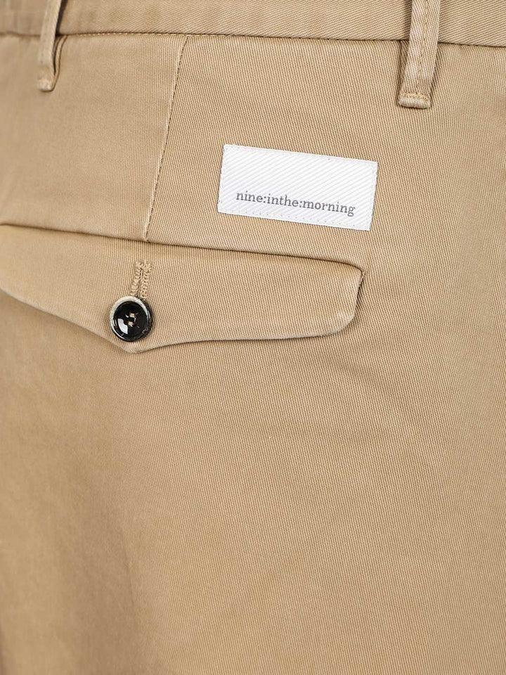 Nine In The Morning Chino Trousers - Beige | 04a2b8abb3a55fb4549c2a6af2a86d52f0d9c711