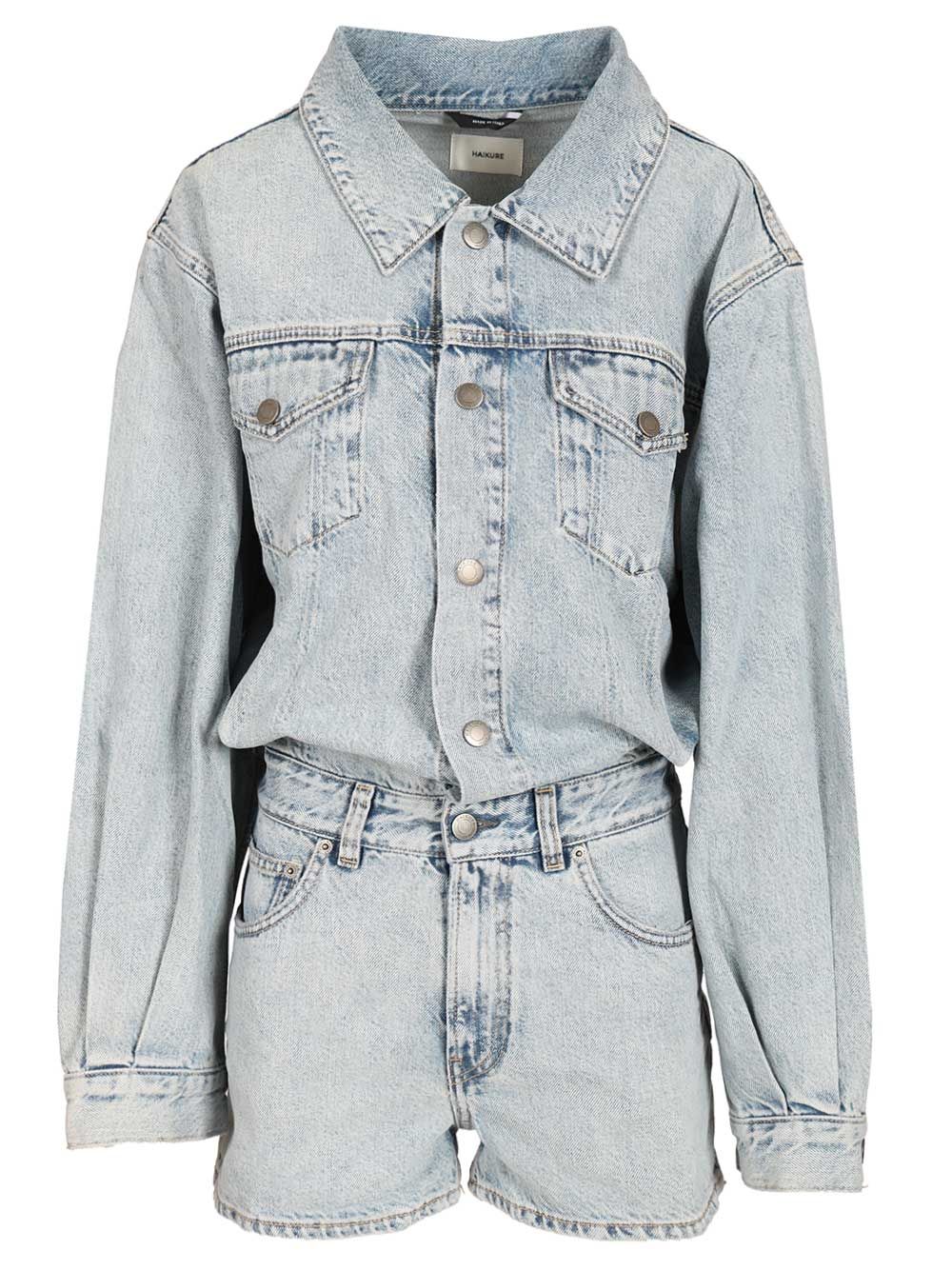 Haikure Elle Playsuit Dresses - Light blue | 4396239ae0eddf8e73153cb8bb4fce81b2dc9a89