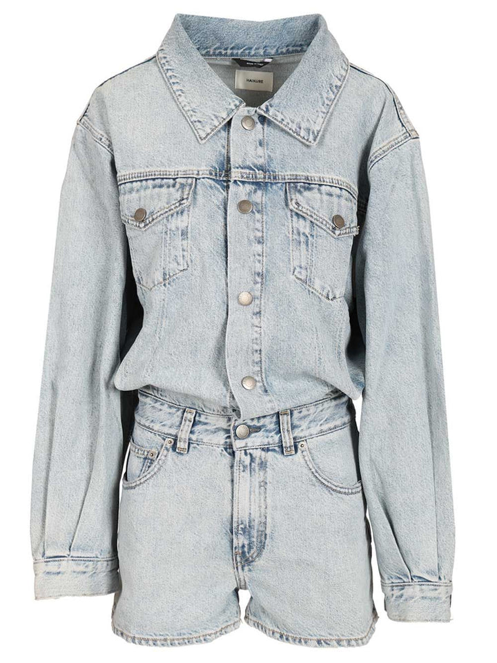 Haikure Elle Playsuit Dresses - Light blue | 4396239ae0eddf8e73153cb8bb4fce81b2dc9a89