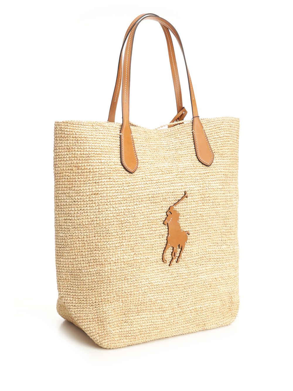 Polo Ralph Lauren Tote Big Pony Handbags - Beige | 1c69bdf6e69bf062fabee6ff2e8e79588d800076
