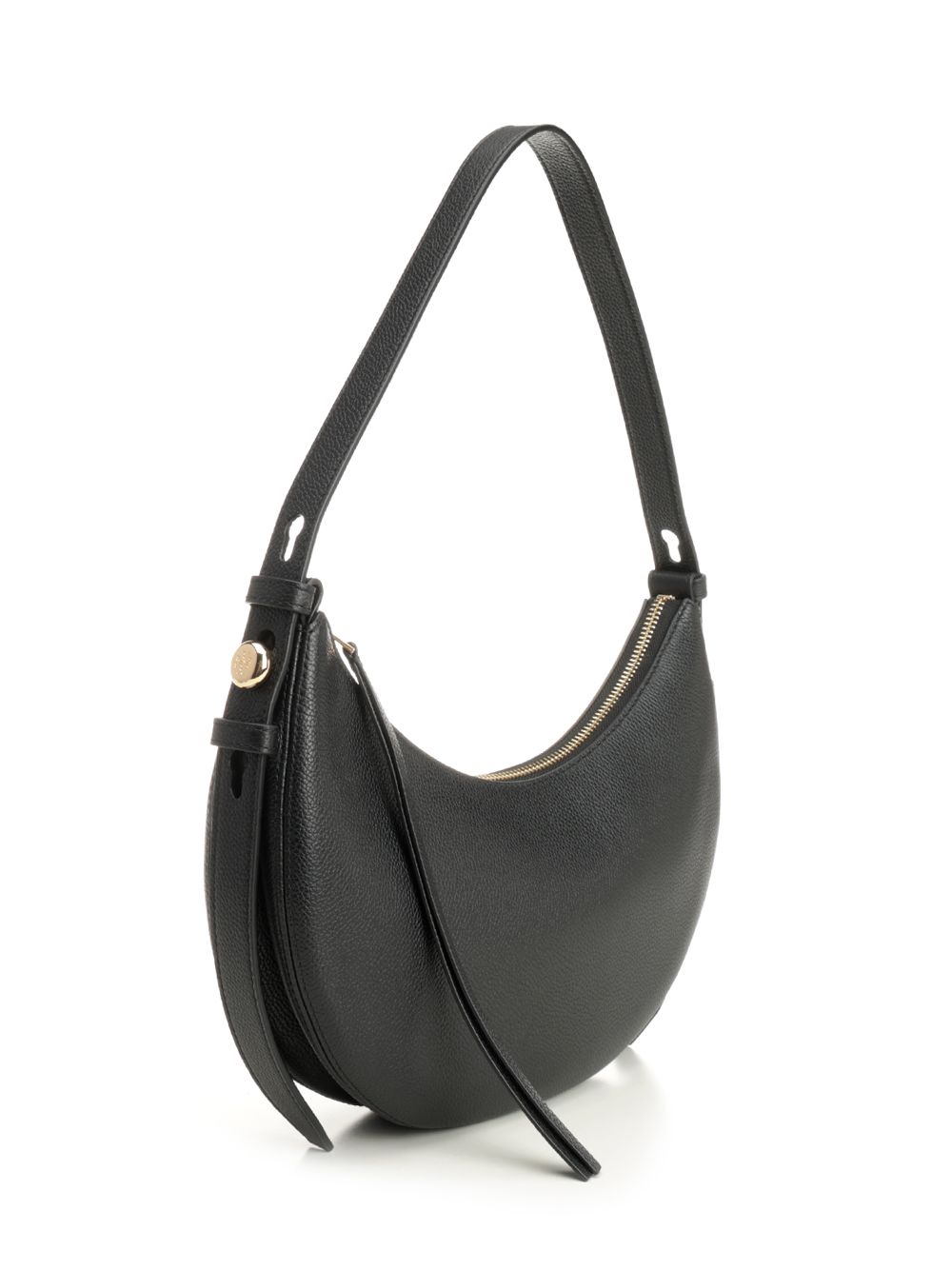 Tory Burch Romy Half Moon Bag Shoulder Bags - Black | 18e9cb3ed7cb0d6ed935887afcc759a7160447ac