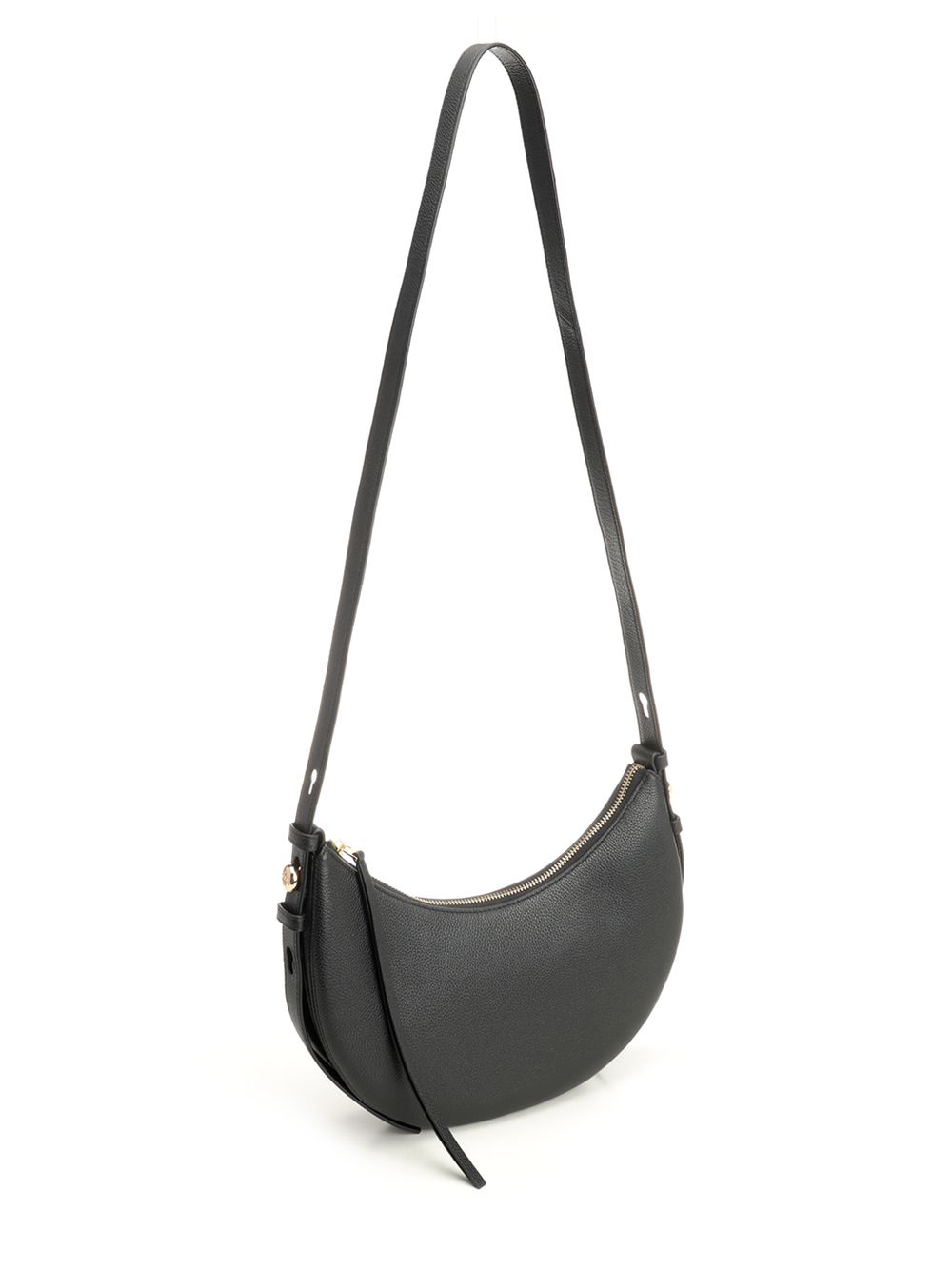 Tory Burch Romy Half Moon Bag Shoulder Bags - Black | 4244caec3c40c0cf50c3e0c7d8b8bbb58be72cb3