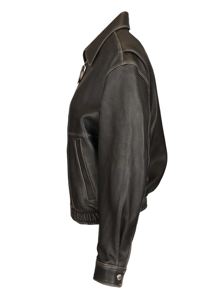 Dunst Drizzler Leather Jacket Jackets - Black | 5a4265d4c021a816dfc3767203982d2394041083