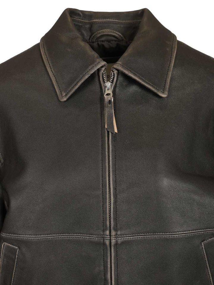 Dunst Drizzler Leather Jacket Jackets - Black | 5fc3b439d93a482b690bbf7195a237ed98348abb