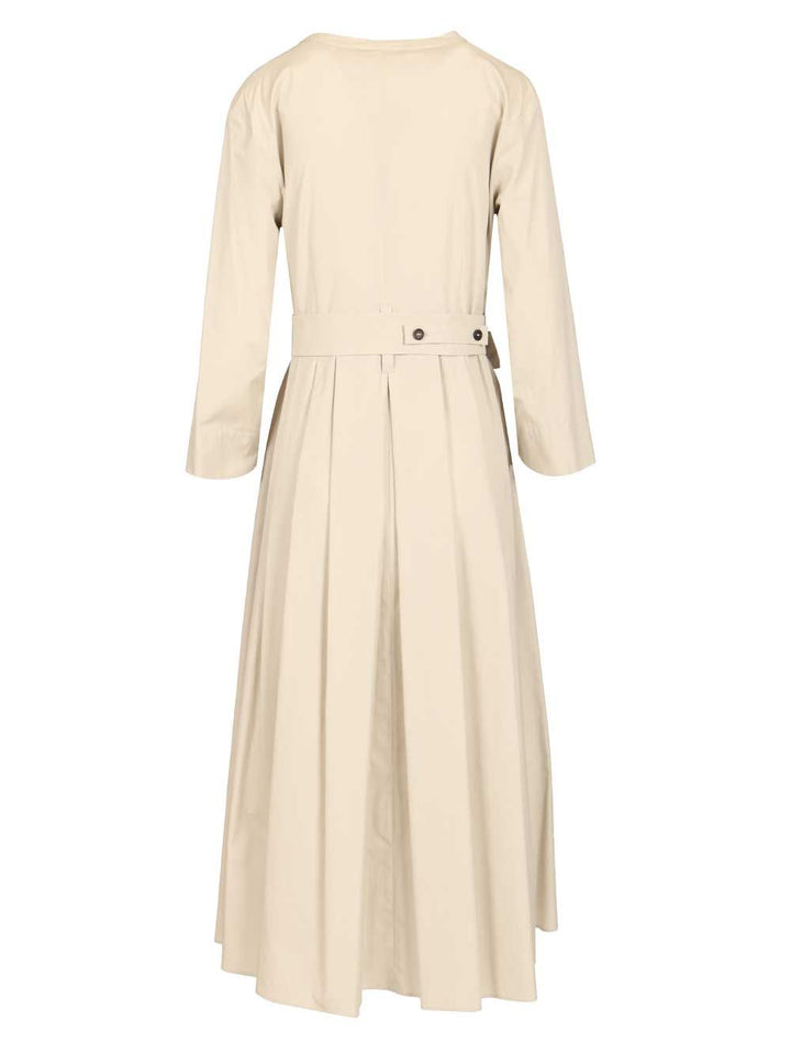 ' S Max Mara Cotton Poplin Dress Dresses - Beige | f2dea1657162c54abb5269411bfba6cc60211ad7