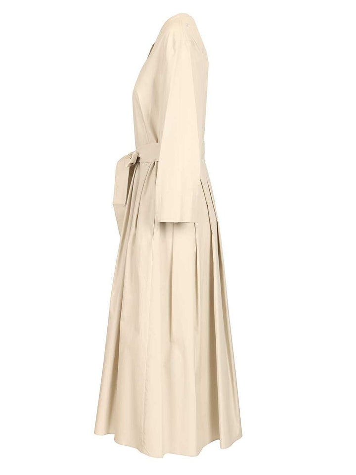 ' S Max Mara Cotton Poplin Dress Dresses - Beige | cd48b2ec84d904eb69ac835f53355210efd5c1cc