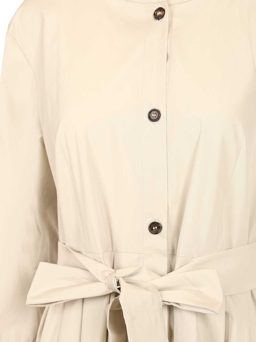 ' S Max Mara Cotton Poplin Dress Dresses - Beige | c4e6d7ec7fdc15f87d9de1247ac78a43e3472aaa