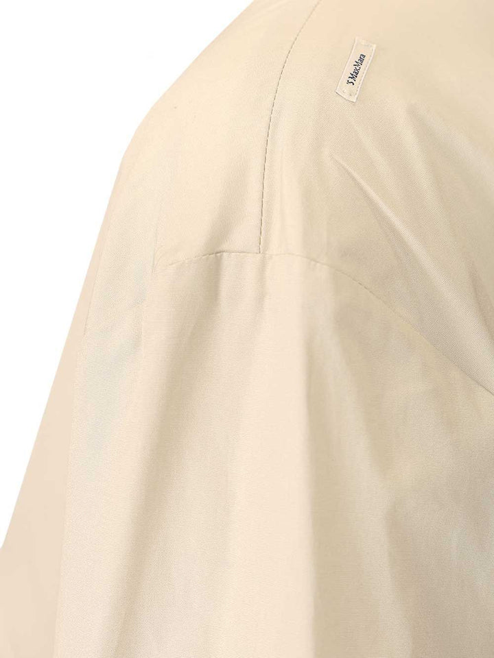 ' S Max Mara Cotton Poplin Dress Dresses - Beige | f99ff3c8b42f06a5db2aec0a720911aafa03301f