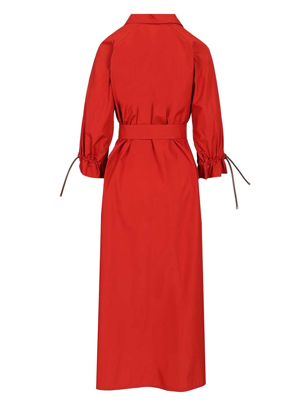 Max Mara Oversized Dress Dresses - Red | 11145d828ae298f39579a8b7ffbad27daac10193