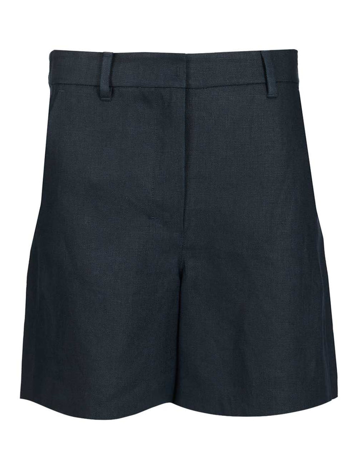 'S Max Mara Party Shorts Trousers - Blue | 282fc0e1868f051989ea21ad643fc7c9fabc86c0