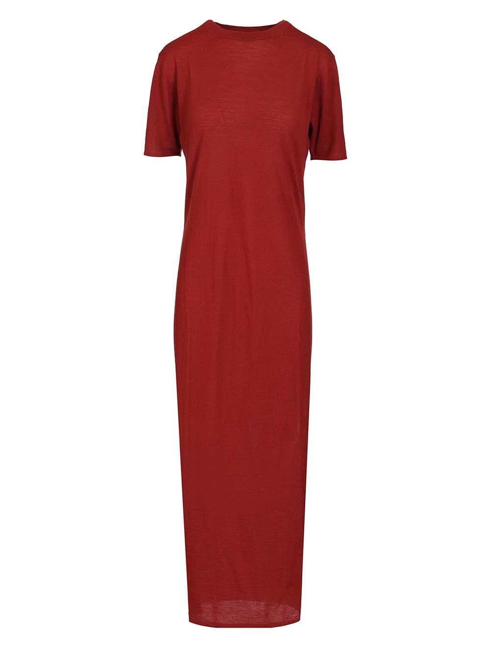Saint Laurent T-Shirt Dress Dresses - Bordeaux | c0c3bffd58e5dea9d721a0e77ebcf88697949ca2