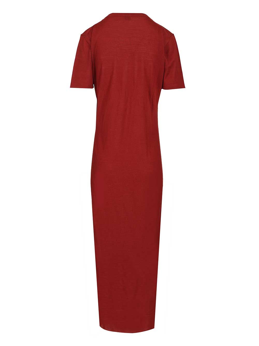 Saint Laurent T-Shirt Dress Dresses - Bordeaux | e6b25d3a80389627e580babffe2abf1a0d9c6bee