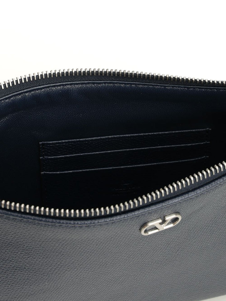 Valentino Garavani Vlogo Signature Small leather goods - Blue | 4cadf28ae4281af30c9c9d18c2496dc68e6de5d3