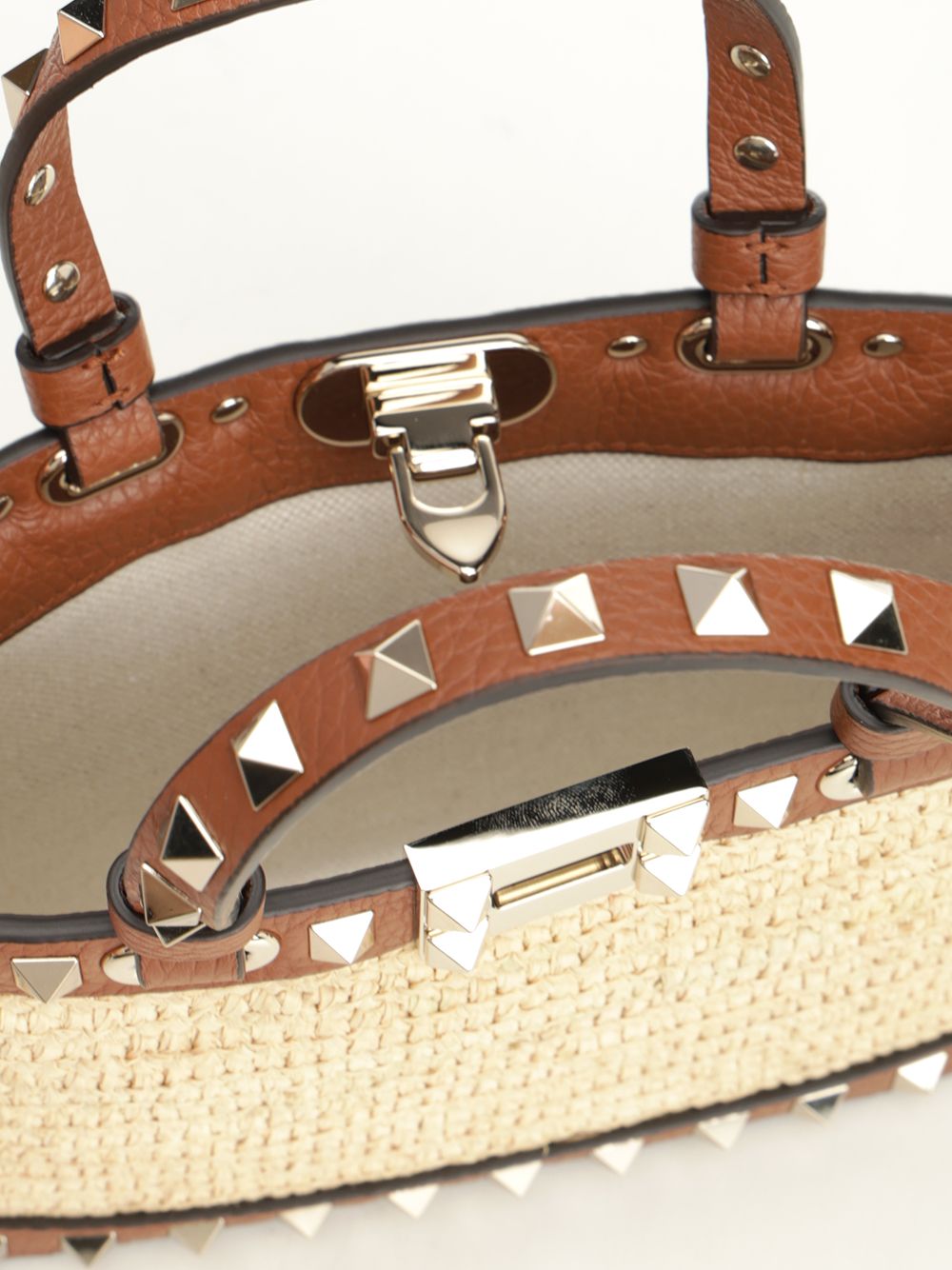 Valentino Garavani Rockstud Handbags - Beige | 2202e4ee2aa9f0e9d7cd4d7be3c27a342005c152