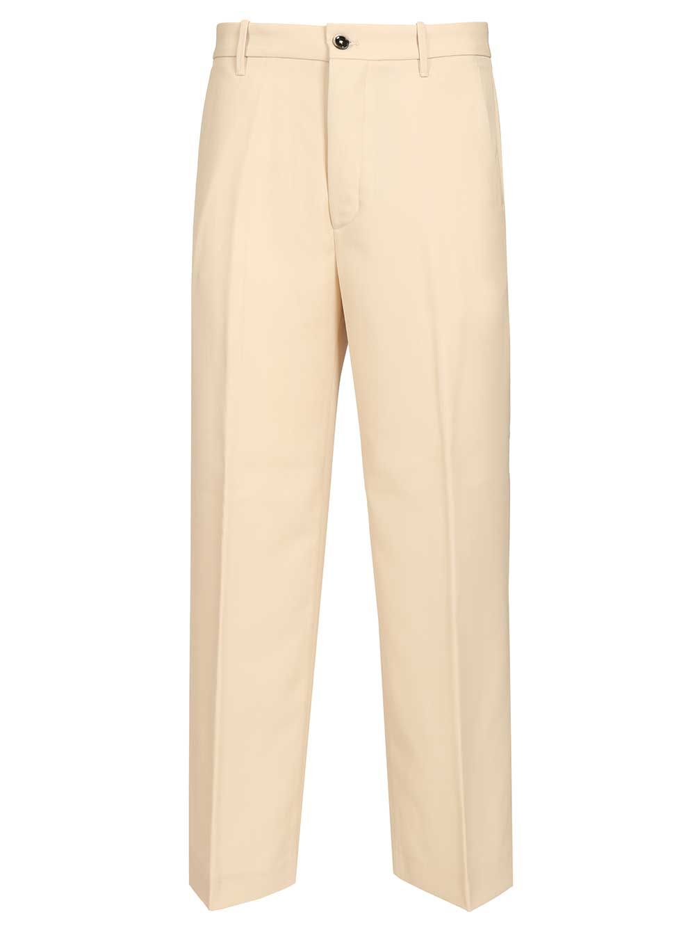 Nine In The Morning Tailored Trousers - White | 918f763af302d18698e6c2a3e262e5939d9b208e
