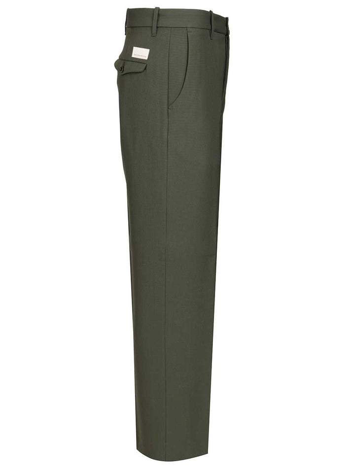 Nine In The Morning Tailored Trousers - Green | 1faf3f8ae54b1f85d89b98da6dccf689264b5404