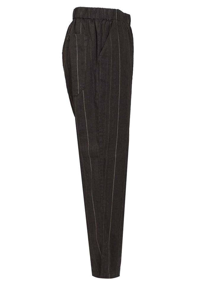 Barena Venezia Pantalone Cordier Cobian Trousers - Black | c1f9bd3d57fa1a3a6d9012996c5ac8a500eb7f3b