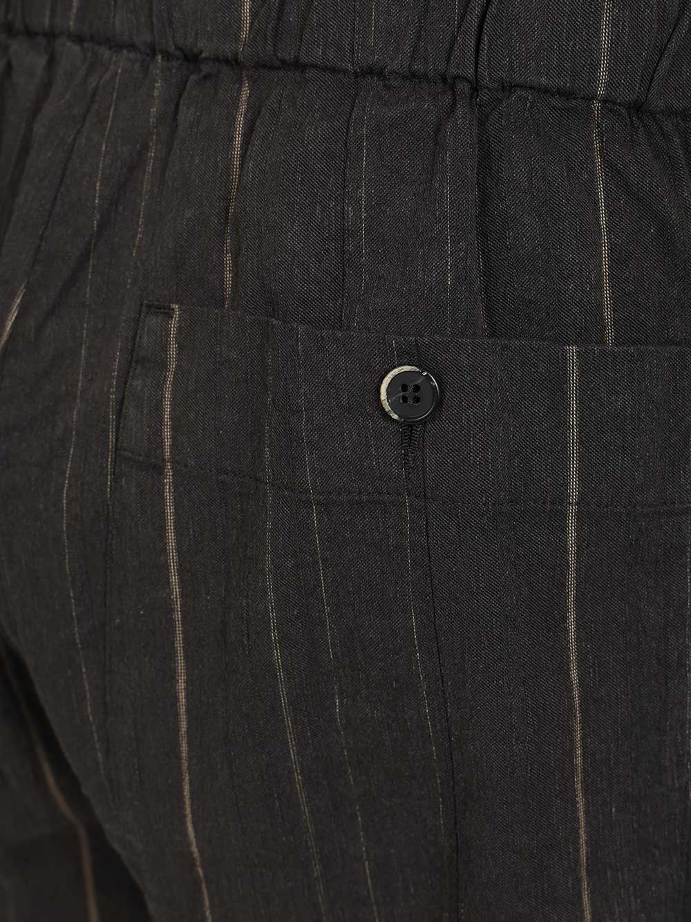 Barena Venezia Pantalone Cordier Cobian Trousers - Black | d7288d3d8fa8bdb9396bf66b0bf47bb7a14a3081