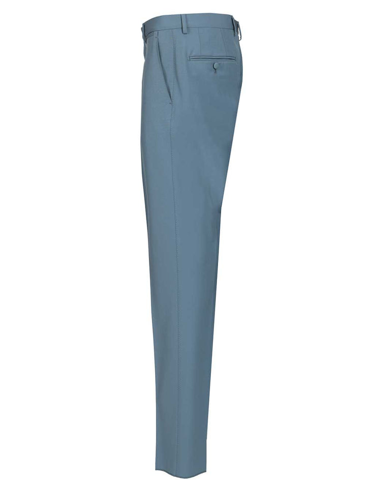 Dolce & Gabbana Wool Poplin Trousers - Light blue | dea87e3c7847ae23607e3aa7af7d0da4bed40a8f